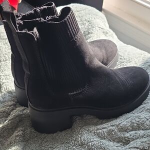 No Boundaries Black Ankle Booties